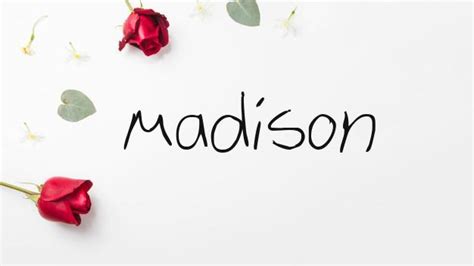 Madison – Nombres de Mujer